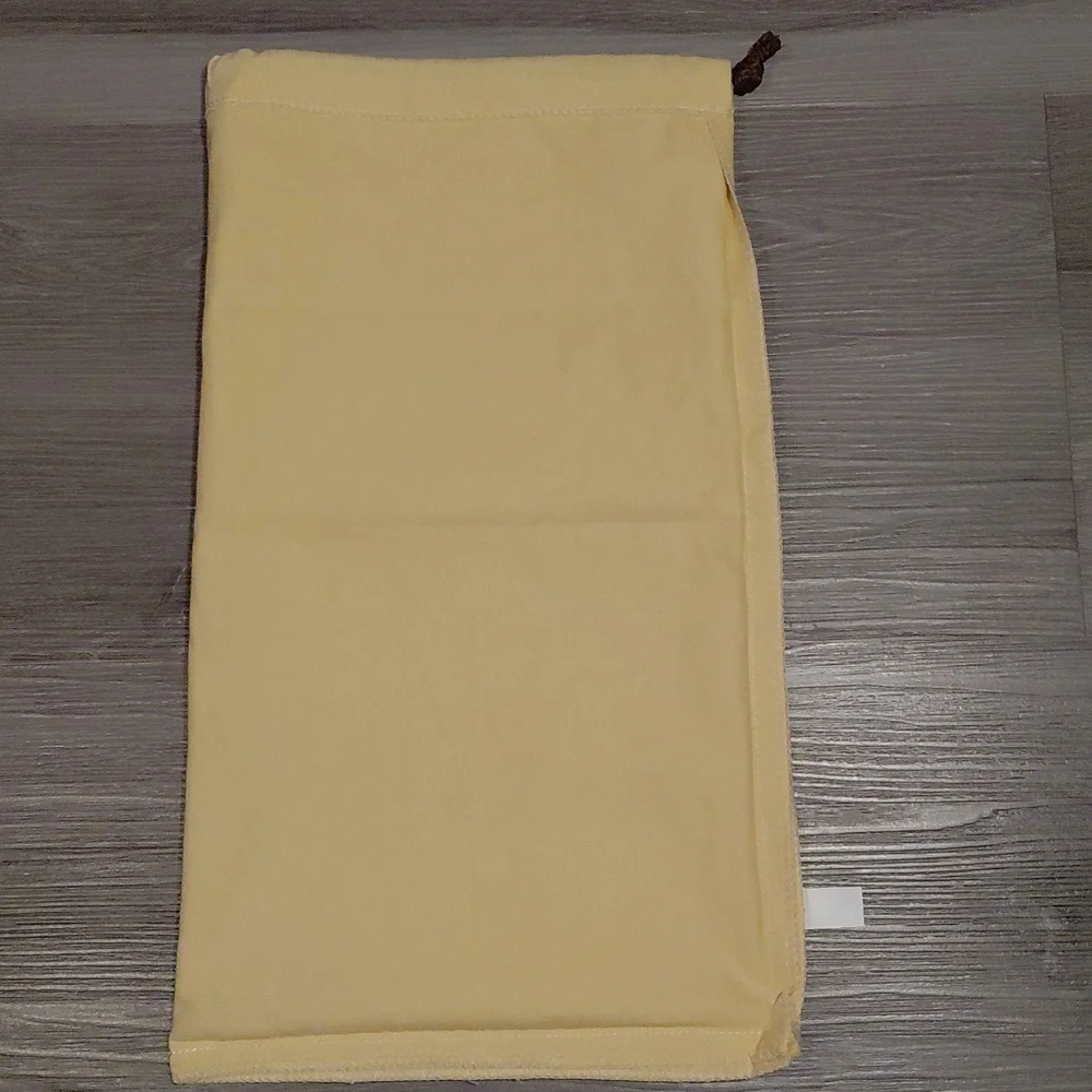 Louis Vuitton Cream Dust Storage Bag 15 x 8 Cotton Made In India DrawString